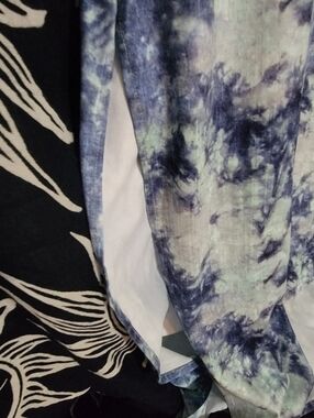 Blue tye dye dress